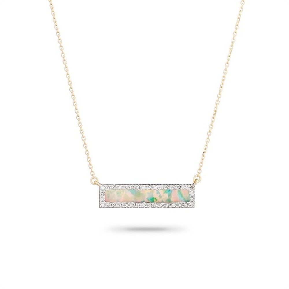 Adina Reyter Elegant Gold and Opal Necklace
